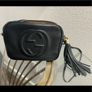 Gucci Soho Disco Bag in Black Leather